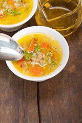 Image showing Syrian barley broth soup Aleppo style