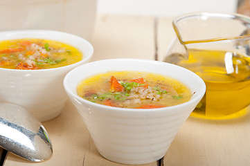 Image showing Syrian barley broth soup Aleppo style