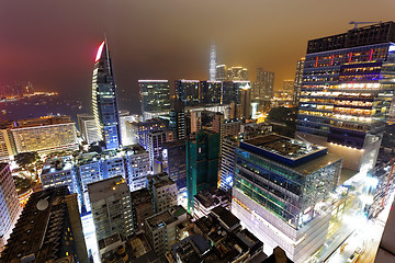 Image showing hong kong city night