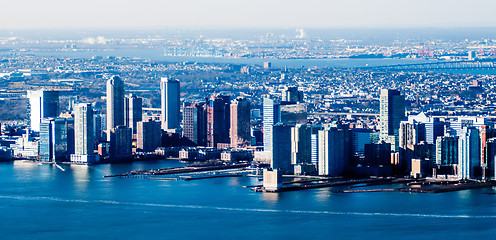 Image showing newark new jersey skyline