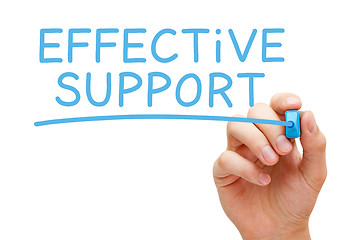 Image showing Effective Support Blue Marker