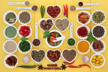 Image showing Spice and Herb Abstract