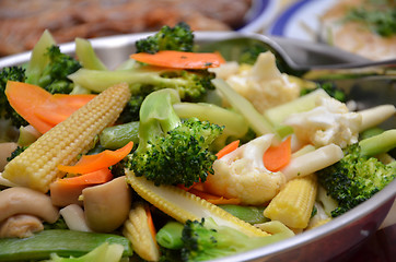 Image showing Stir-fry of various type of vegetable