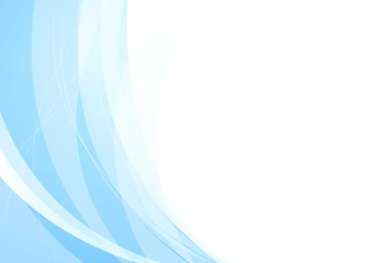 Image showing Abstract elegant background with blue waves