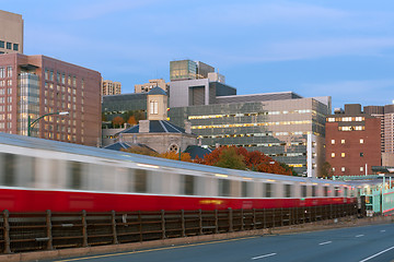 Image showing Boston subway