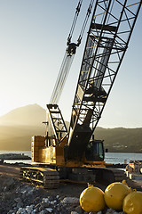 Image showing Heavy crane