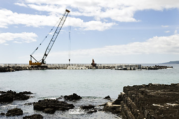 Image showing Pier construction