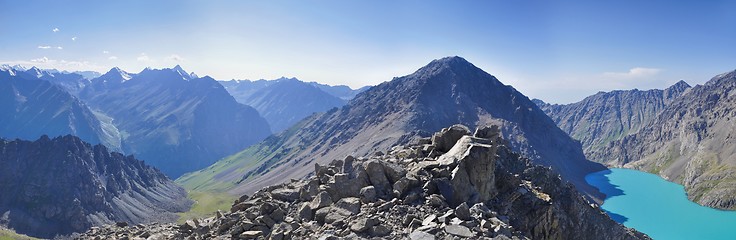 Image showing Green canyon in Kyrgyzstan