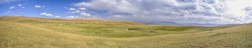 Image showing Yurts in Kyrgyzstan