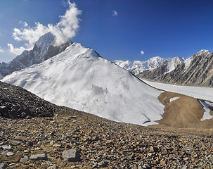 Image showing Glacier in Tajikistan