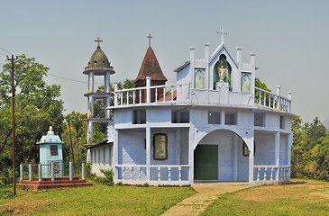 Image showing Christian temple in India