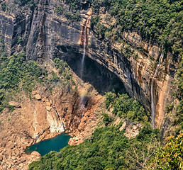 Image showing Nohkalikai falls