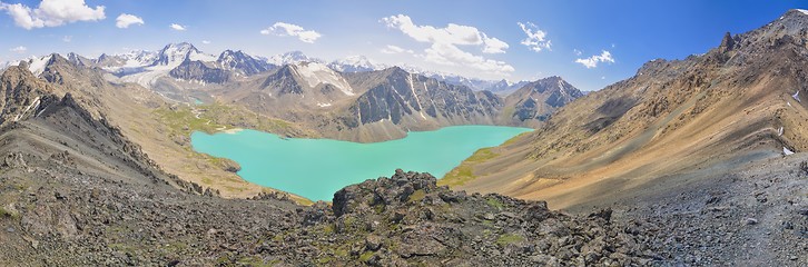 Image showing Lake in Kyrgyzstan