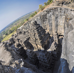 Image showing Ellora caves in India