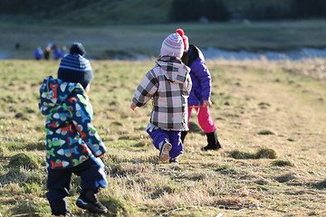 Image showing Children Playing Outside