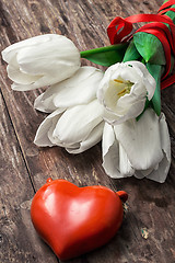 Image showing bouquet of tulips 