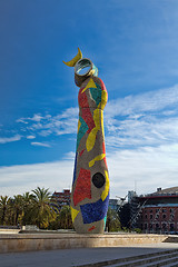 Image showing monument, Joan Miró, Barcelona