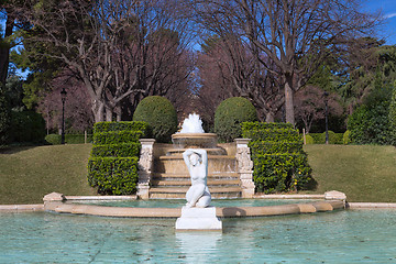 Image showing Fountain in the park