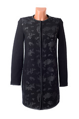 Image showing Stylish women's coats black
