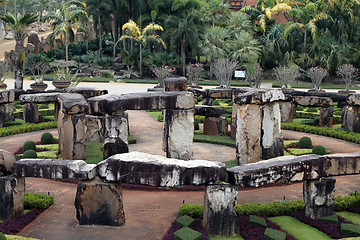 Image showing Model of Stonehenge in Thailand