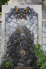 Image showing Beautiful beach shower foot