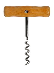 Image showing Corkscrew on white