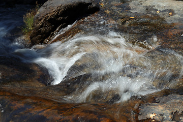 Image showing The water in the stream 