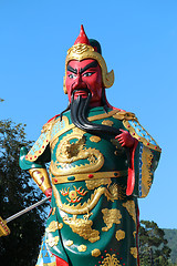 Image showing Statue Chinese war 