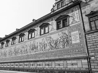 Image showing  Fuerstenzug Procession of Princes in Dresden, Germany 