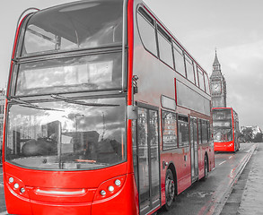 Image showing Red Bus in London