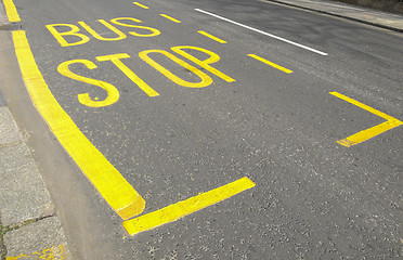 Image showing Bus stop