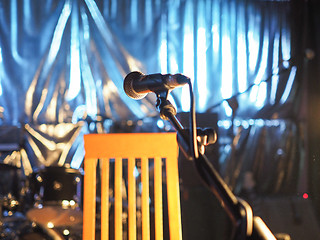 Image showing Mic on stage