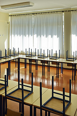 Image showing Empty schoolroom