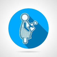 Image showing Maternity round vector icon