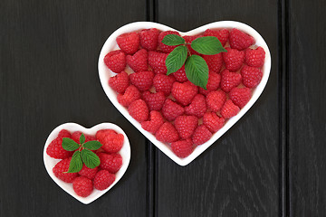 Image showing I love Raspeberries