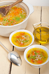 Image showing Syrian barley broth soup Aleppo style