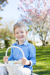 Image showing boy at easter time