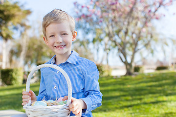 Image showing boy at easter time