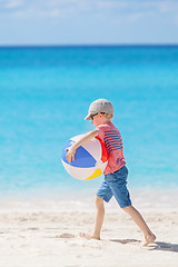 Image showing kid at the beach