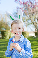 Image showing boy at easter time