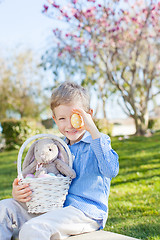 Image showing boy at easter time