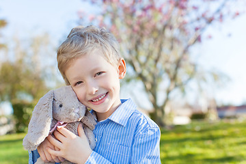 Image showing boy at easter time