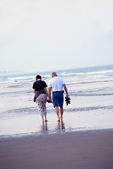 Image showing Couple beach