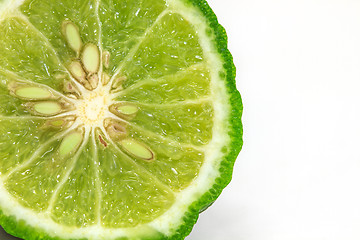 Image showing Bergamot isolated white background