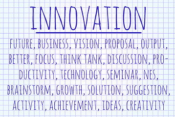 Image showing Innovation word cloud