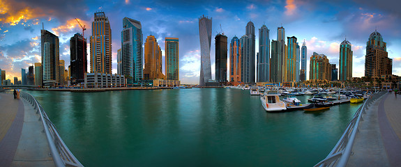 Image showing Dubai Marina Panorama