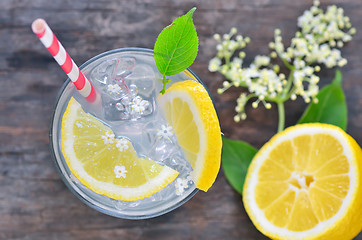 Image showing elderflower juice