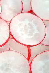 Image showing radish slices