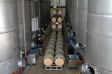 Image showing Winemaking