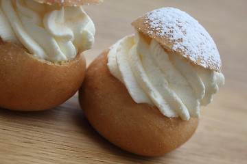 Image showing A swedish semla